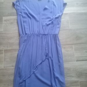 Soft Silky Purple Blue Color Dress